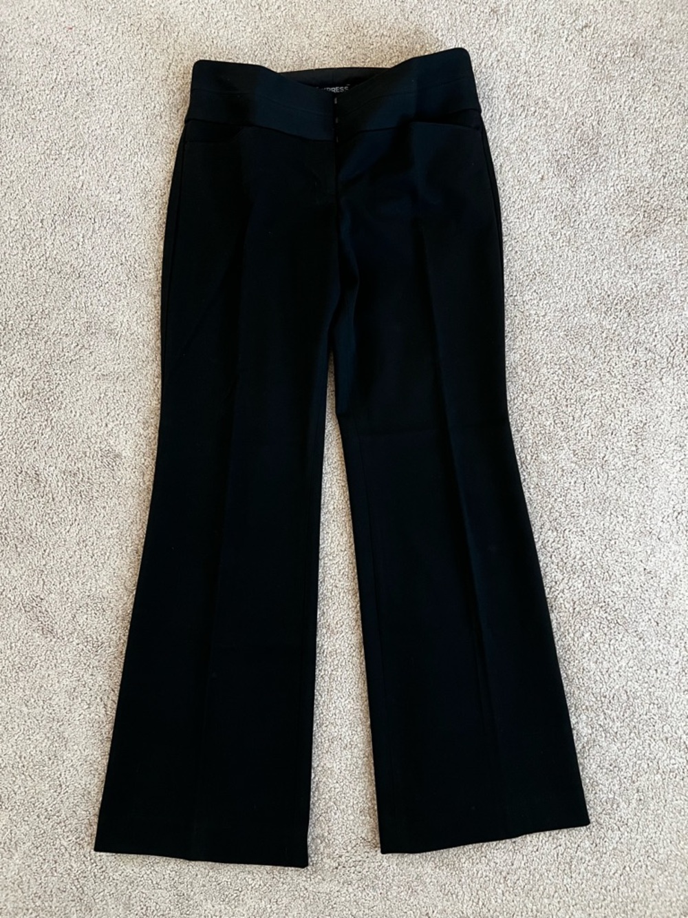 Express Editor Wide-Leg Dress Pants